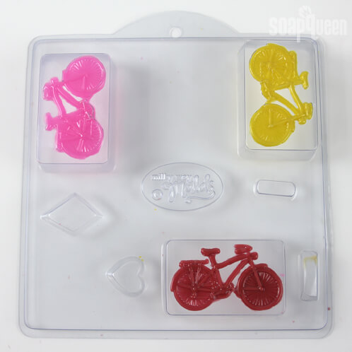 Learn how to make these adorable Bicycle Soaps!