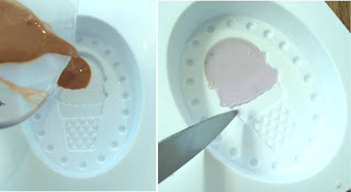 Pouring melt and pour soap