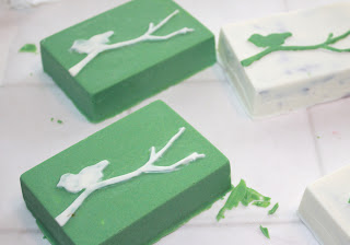 Bird On Branch mini cakes